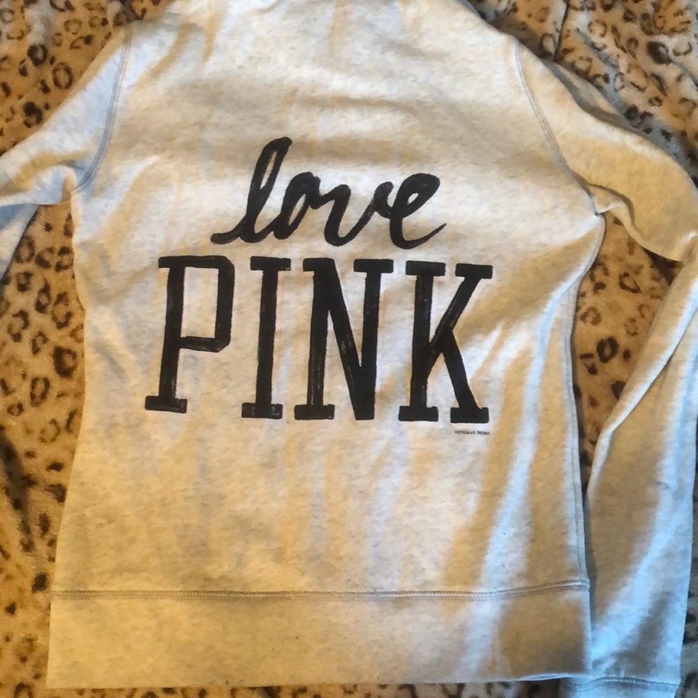 PINK zip up hoodie